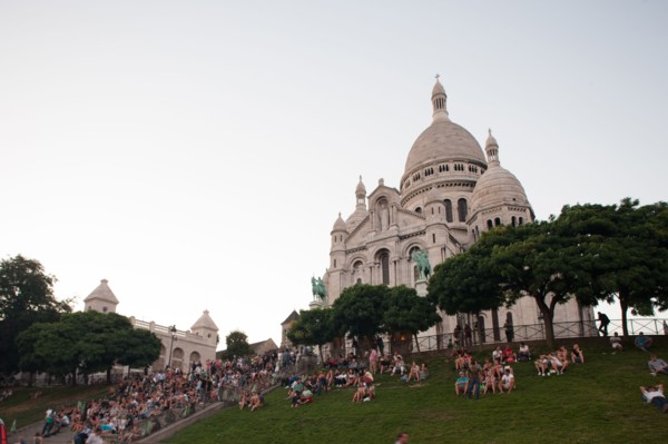 France, Region Ile de France, Paris 18e arrondissement, Montmartre, basilique du Sacre Coeur,