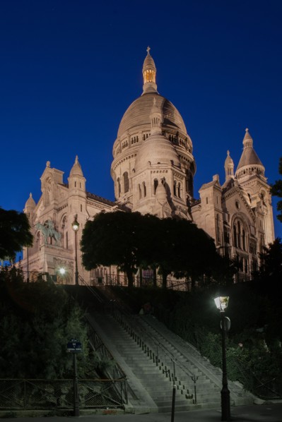 France, Region Ile de France, Paris 18e arrondissement, Montmartre, basilique du Sacre Coeur,