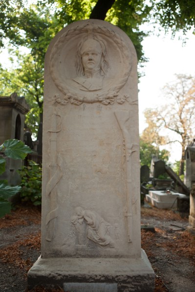 France, Region Ile de France, Paris 20e arrondissement, cimetiere du Pere Lachaise, sepulture, 29e division, cenotaphe de Guillaume La Grange (1807)