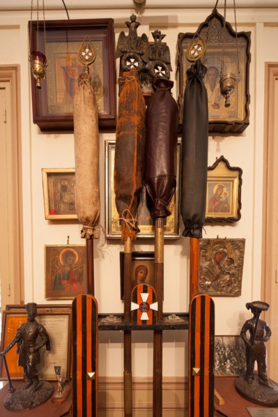 France, Region Ile de France, Hauts de Seine, Courbevoie, 12 bis rue Saint-Guillaume, musee du regiment cosaque de la Garde Imperiale, tsar, Alexandre Bobtikoff, conservateur,