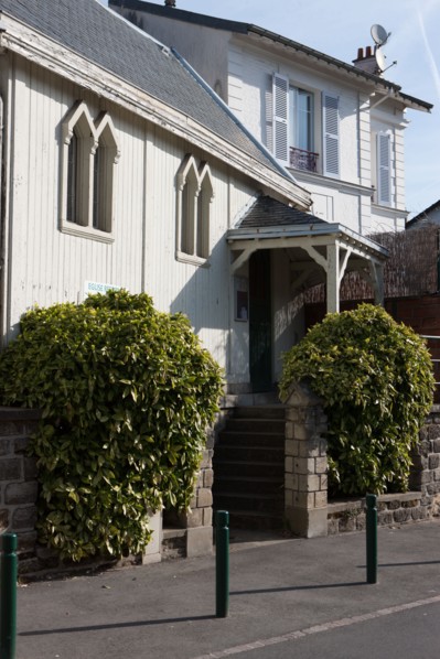 France, Region Ile de France, Hauts de Seine, Ville d'Avray, 41 avenue Balzac, religion, temple de l'eglise reformee,