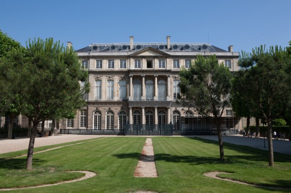 France, Region Ile de France, Paris 3e arrondissement, Marais, 60 rue des Archives, Hotel de Rohan, archives, facade sur jardin