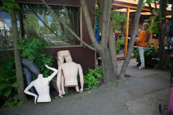 Germany, Allemagne, Berlin, Prenzlauer Berg, autour de Mauer Park