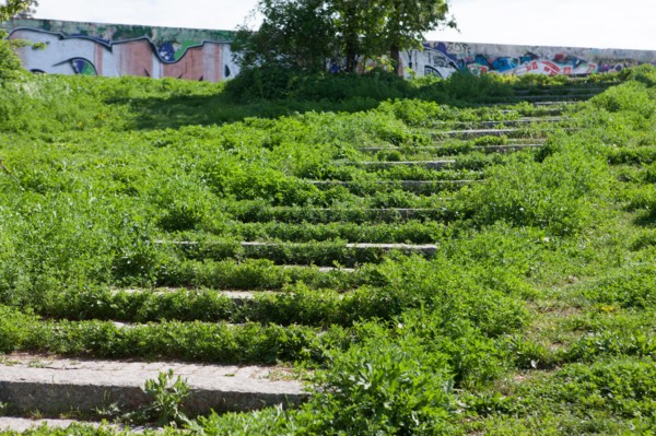 Allemagne (Germany), Berlin, Prenzlauer Berg, Mauer Park, vestiges du Mur de Berlin, jardin public,