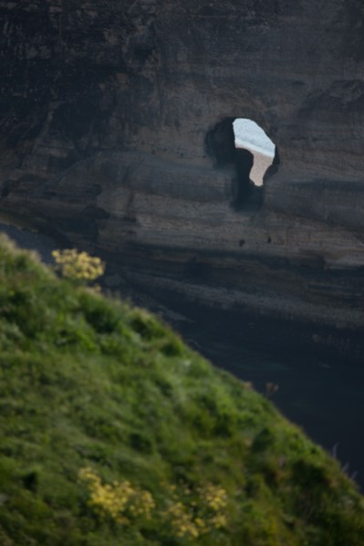 France, region Haute Normandie, Seine Maritime, pays des hautes falaises, Etretat, falaise d'aval,
