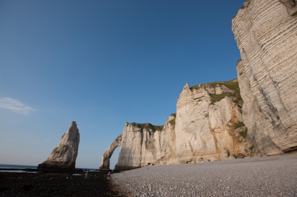 France, region Haute Normandie, Seine Maritime, pays des hautes falaises, Etretat, falaise d'aval,