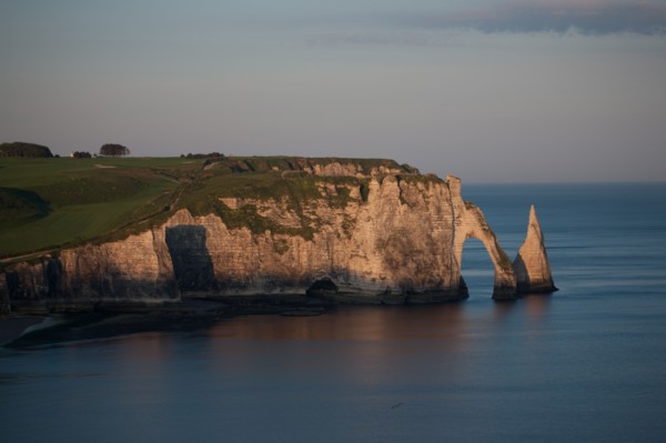 France, region Haute Normandie, Seine Maritime, pays des hautes falaises, Etretat, falaise d'aval,