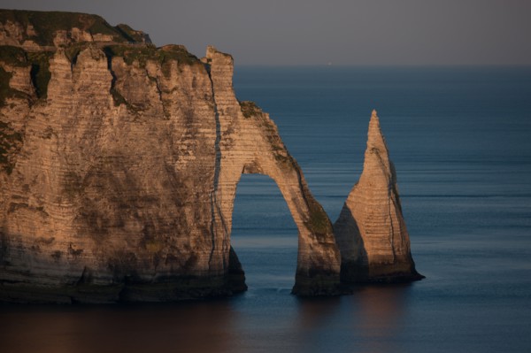 France, region Haute Normandie, Seine Maritime, pays des hautes falaises, Etretat, falaise d'aval,