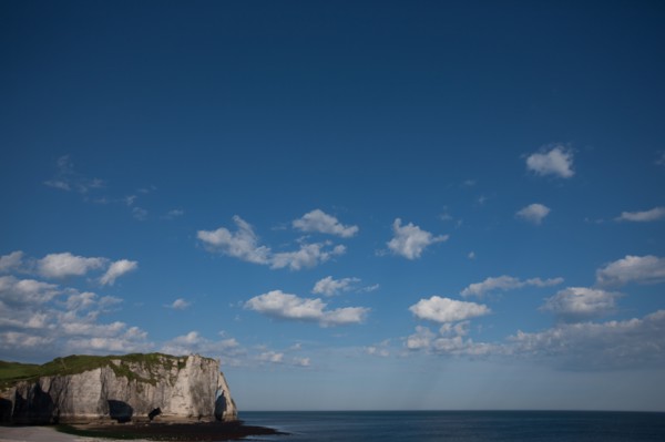 France, region Haute Normandie, Seine Maritime, pays des hautes falaises, Etretat, falaise d'aval,
