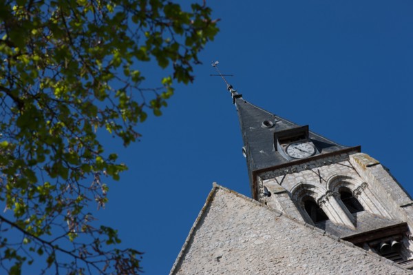 France, Ile de France, Essonne, Milly-la-Foret, clocher de l'eglise,
Mention obligatoire : CRT PIdF