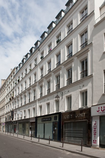 France, Ile de France, Paris, 2e arrondissement, rue du Caire, urbanisme, facades,