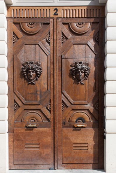 France, Ile de France, Paris 9e arrondissement, immeuble 2 rue de la Chaussee d'Antin, Immeuble Rossini, architecte Nicolas-Jacques-Antoine Vestier, immeuble de bureaux, facade, facadisme, renovation,...