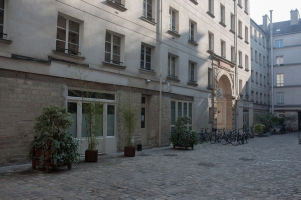 France, Ile de France, Paris 11e arrondissement, 5 rue de Charonne, Cour Saint Joseph, anciens ateliers,