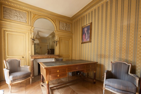 France, Ile de France, Paris 7e arrondissement, 73 rue de Grenelle, Hotel de Gallifet, Centre Culturel Italien, cabinet de travail de Talleyrand, decor,