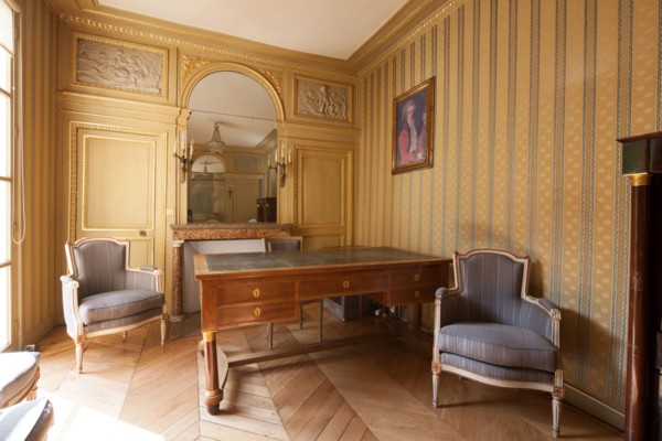 France, Ile de France, Paris 7e arrondissement, 73 rue de Grenelle, Hotel de Gallifet, Centre Culturel Italien, cabinet de travail de Talleyrand, decor,