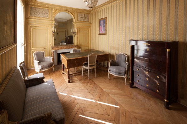 France, Ile de France, Paris 7e arrondissement, 73 rue de Grenelle, Hotel de Gallifet, Centre Culturel Italien, cabinet de travail de Talleyrand, decor,