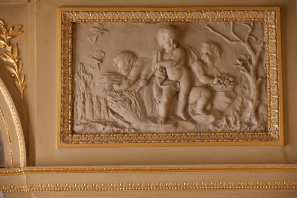France, Ile de France, Paris 7e arrondissement, 73 rue de Grenelle, Hotel de Gallifet, Centre Culturel Italien, cabinet de travail de Talleyrand, decor,