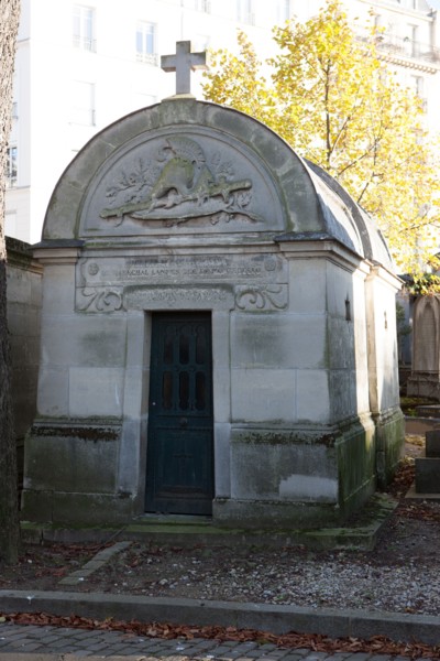 France, Ile de France, Paris 18e arrondissement, cimetiere de Montmartre, tombe du marechal Lannes, chapelle, sepulture de famille,