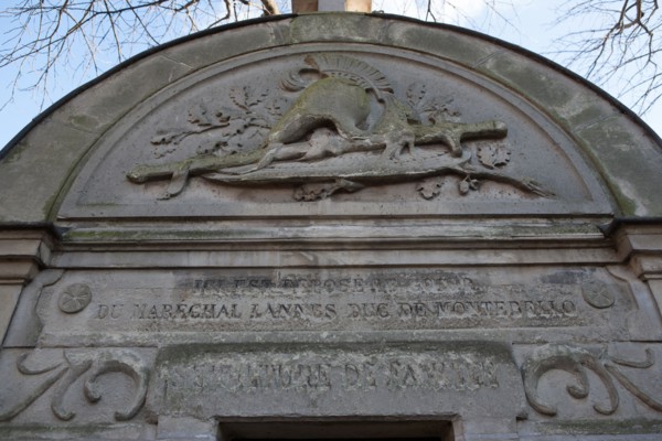 France, Ile de France, Paris 18e arrondissement, cimetiere de Montmartre, tombe du marechal Lannes, chapelle, sepulture de famille,