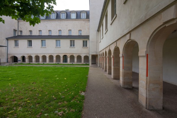 France, Ile de France, Paris 10e arrondissement, rue Saint-Martin, ancien couvent des Recollets, arcades, Maison de l'Architecture