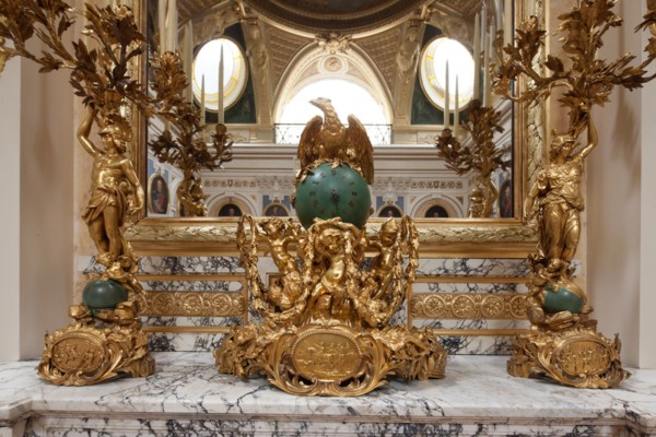 France, Ile de France, Paris 7e arrondissement, Hotel de Salm, rue de Lille, Grande Chancellerie de la Legion d'Honneur, Palais de la Legion d'Honneur, Musee, architecte Pierre Rousseau, salon des gra...