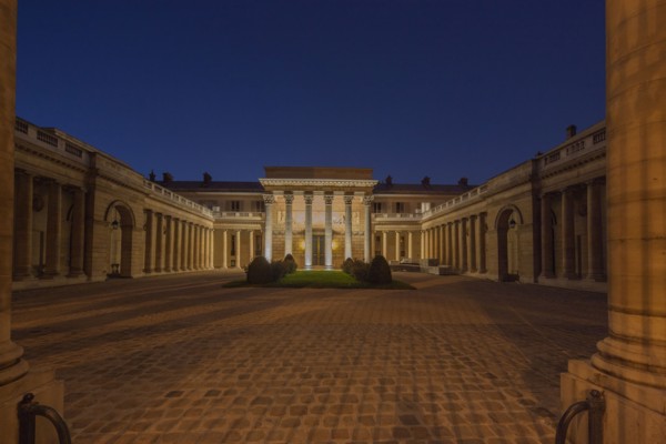 France, Ile de France, Paris 7e arrondissement, Hotel de Salm, rue de Lille, Grande Chancellerie de la Legion d'Honneur, Palais de la Legion d'Honneur, Musee, architecte Pierre Rousseau, colonnade, co...