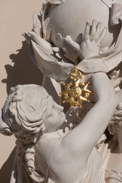 France, Ile de France, Paris 7e arrondissement, Hotel de Salm, rue de Lille, Grande Chancellerie de la Legion d'Honneur, Palais de la Legion d'Honneur, Musee, architecte Pierre Rousseau, sculpture, co...