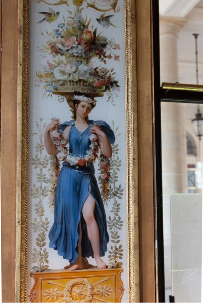 France, Ile de France, Paris 1er arrondissement, Palais Royal, Galerie de Beaujolais, 17 rue du Beaujolais, restaurant Le Grand Vefour, chef Guy Martin, restaurant gastronomique, gastronomie, decor, i...