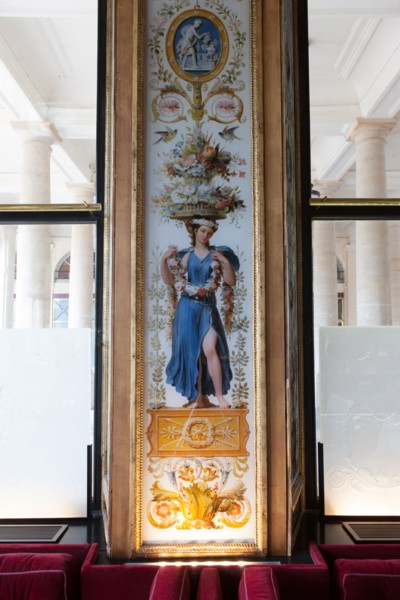 France, Ile de France, Paris 1er arrondissement, Palais Royal, Galerie de Beaujolais, 17 rue du Beaujolais, restaurant Le Grand Vefour, chef Guy Martin, restaurant gastronomique, gastronomie, decor, i...