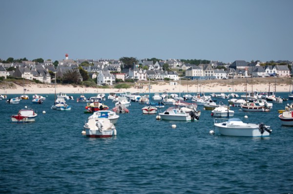 France, région Bretagne, Brittany, Finistère, Cap Sizun, Audierne-Esquibien, plage et club de