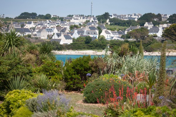 France, région Bretagne, Brittany, Finistère, Cap Sizun, Audierne, vue sur Plouhinec.