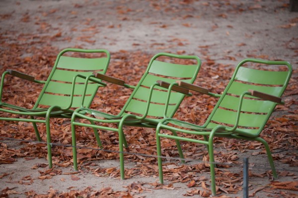 France, Région Ile de France, Paris 1er arrondissement, Jardin des Tuileries, chaises,