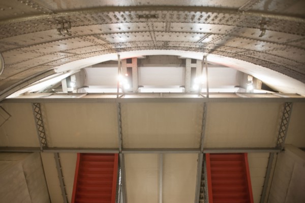 France, Région Ile de France, Paris 4e arrondissement, Station de métro Cité, escalier
