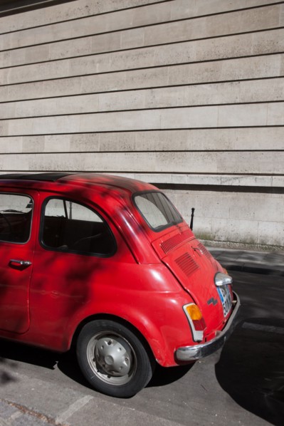France, Région Ile de France, Paris 3e arrondissement, le Marais, Rue des Archives, voiture, Fiat