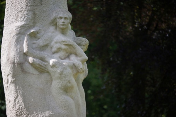 France, Région Ile de France, Paris 6e arrondissement, Jardin du Luxembourg, statue de Paul