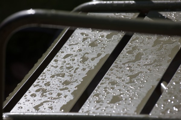 France, Région Ile de France, Paris 6e arrondissement, Jardin du Luxembourg, chaises après la
