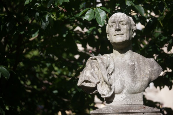 France, Région Ile de France, Paris 6e arrondissement, Jardin du Luxembourg, statue de Théodore de