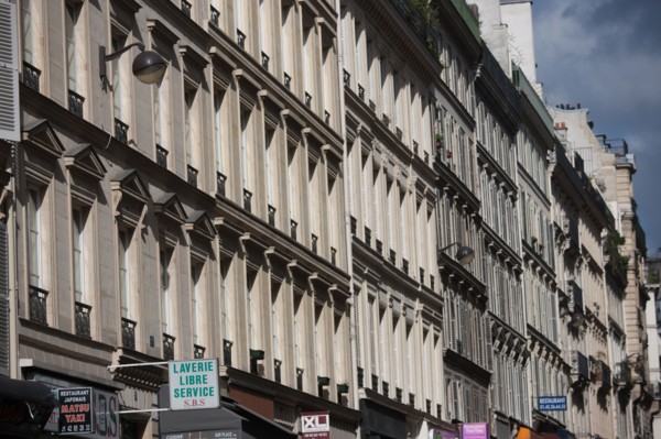 France, Région Ile de France, Paris 9e arrondissement, Rue Notre Dame de Lorette, enfilade de