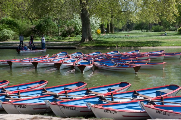 France, Région Ile de France, Paris 12e arrondissement, Bois de Vincennes, Lac Daumesnil, barques,