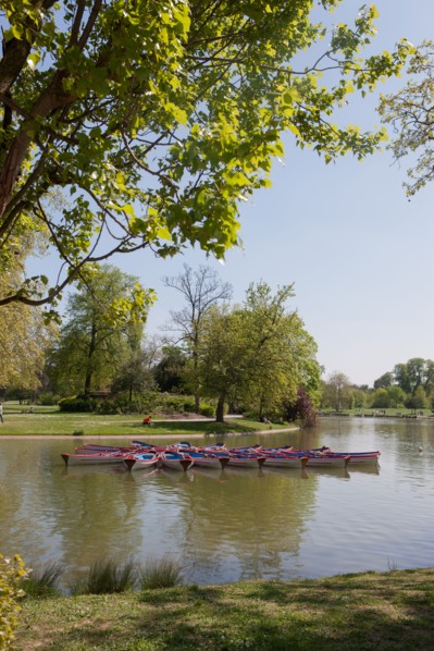 France, Région Ile de France, Paris 12e arrondissement, Bois de Vincennes, Lac Daumesnil, barques,