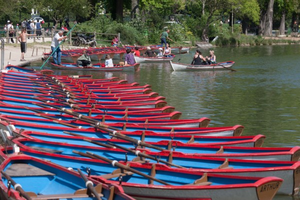 France, Région Ile de France, Paris 12e arrondissement, Bois de Vincennes, Lac Daumesnil, barques,