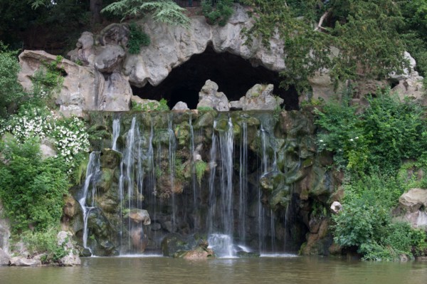 France, Région Ile de France, Paris 16e arrondissement, Bois de Boulogne, la Grande Cascade,