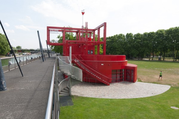 France, Région Ile de France, Paris 19e arrondissement, Parc de la Villette, folie, pavillon,