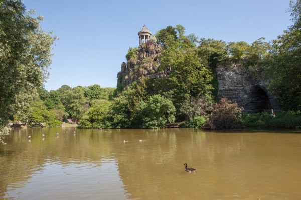 France, Région Ile de France, Paris 19e arrondissement, Parc des Buttes Chaumont, jardin, Ville de