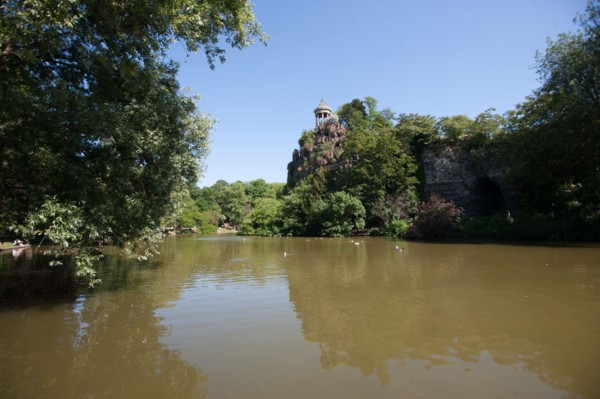 France, Région Ile de France, Paris 19e arrondissement, Parc des Buttes Chaumont, jardin, Ville de