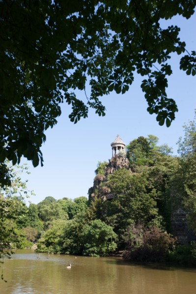 France, Région Ile de France, Paris 19e arrondissement, Parc des Buttes Chaumont, jardin, Ville de