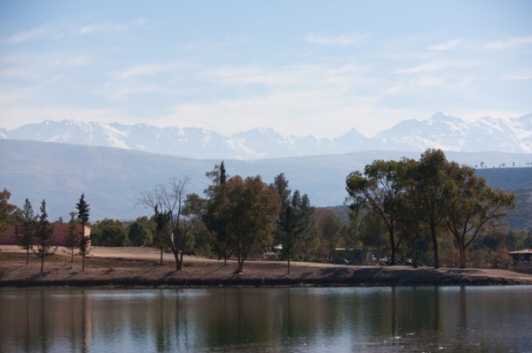 Marrakech,  pied du Haut Atlas