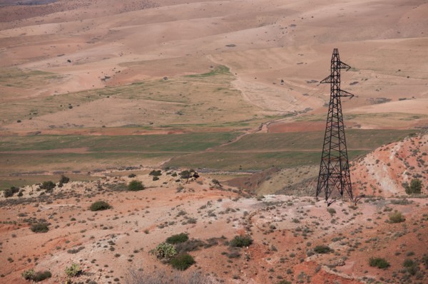 Afrique du nord, Maroc, Marrakech, pied du Haut Atlas, route d'Amizmiz, en direction de Sidi
