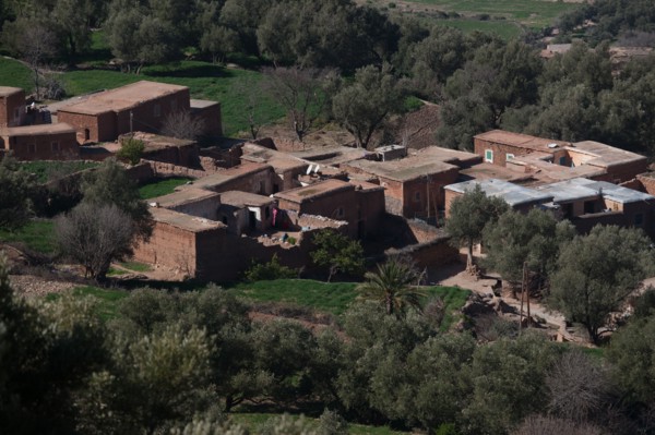 Afrique du nord, Maroc, Marrakech, pied du Haut Atlas, route d'Amizmiz, en direction de Sidi