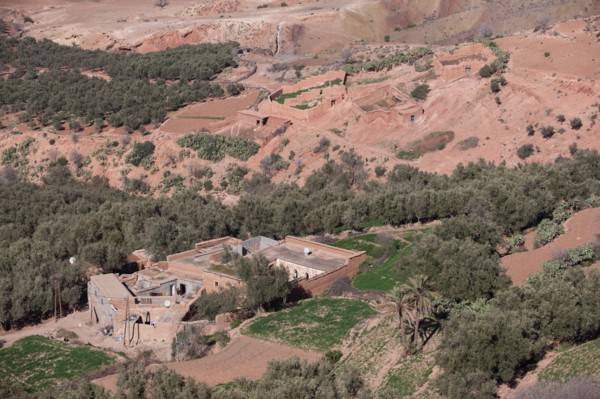 Afrique du nord, Maroc, Marrakech, pied du Haut Atlas, route d'Amizmiz, en direction de Sidi